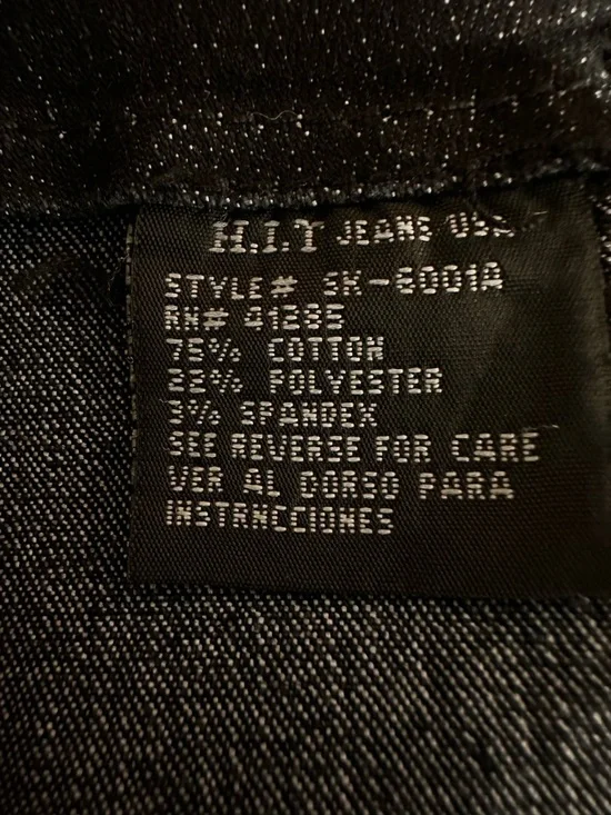 Y2K HIT JEANS Lace Ruffle Ombré Denim Skirt Fairy Grunge Goth - Picture 5 of 7